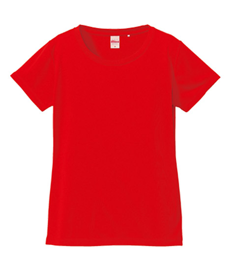 4.7オンスドライシルキータッチXラインTシャツ（ノンブリード）〈ガールズ〉