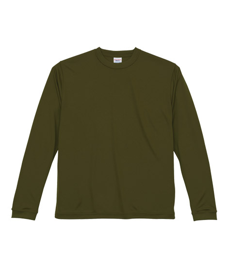 4.7オンスドライシルキータッチロングスリーブTシャツ（ノンブリード）