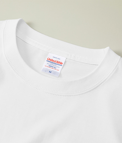 首リブは丈夫なダブルステッチ始末