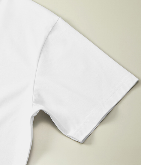 袖口は2本針始末