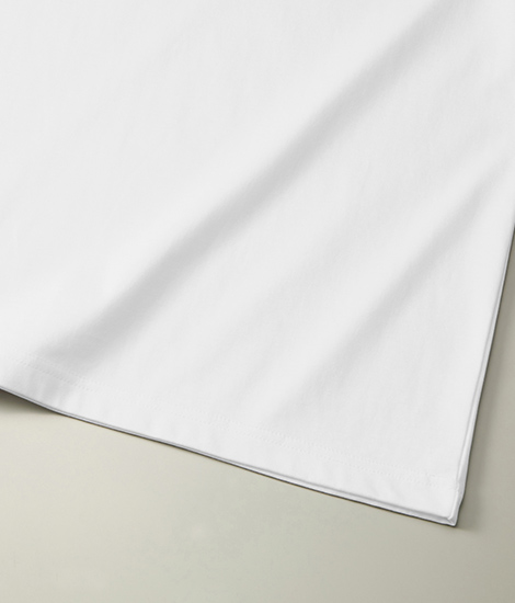 裾口は2本針始末