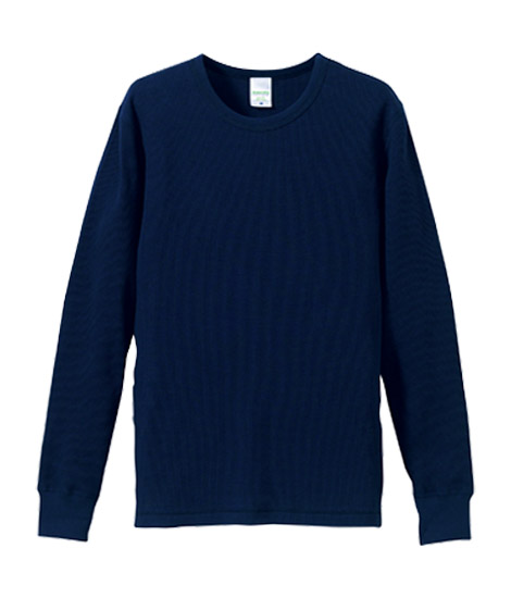 5.6オンスワッフルロングスリーブTシャツ