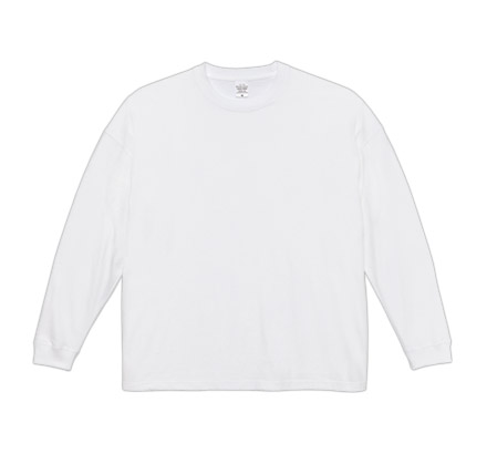 5.6オンス ビッグシルエット ロングスリーブ Tシャツ