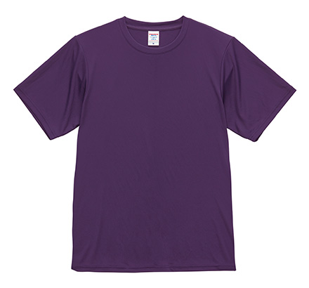4.4オンス ドライスムース リサイクルポリエステル Tシャツ(5700-01)パープル