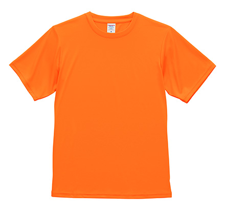 4.4オンス ドライスムース リサイクルポリエステル Tシャツ(5700-01)オレンジ