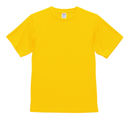 4.4オンス ドライスムース リサイクルポリエステル Tシャツ(5700-01)カナリアイエロー