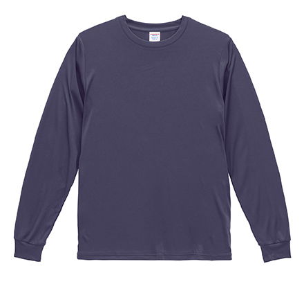4.4オンス ドライスムース リサイクルポリエステル ロングスリーブ Tシャツ