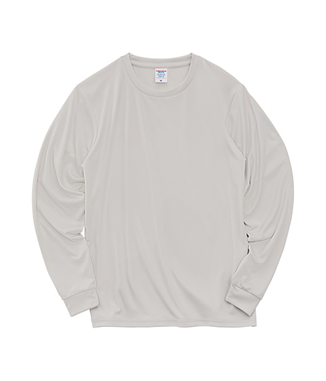 4.4オンス ドライスムース リサイクルポリエステル ロングスリーブ Tシャツ