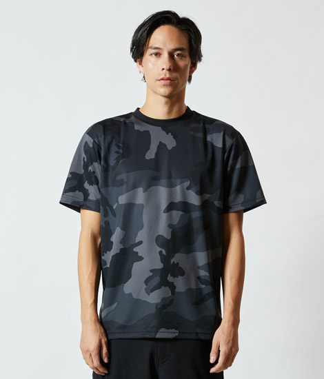 4.1オンス ドライアスレチックカモフラージュTシャツ