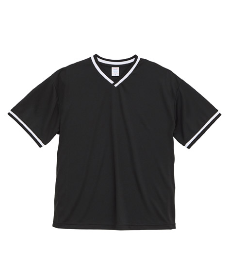 4.1オンス ドライアスレチック ルーズフィット ラインリブ Tシャツ