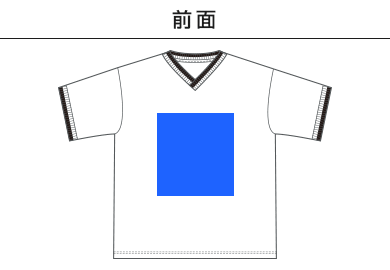 4.1オンス ドライアスレチック ルーズフィット ラインリブ Tシャツ（5927-01）A：前面