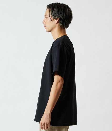 モデル身長182cm　ブラック/XLサイズ　側面