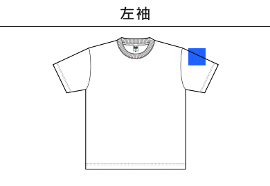 コットンライクドライTシャツ（CLD-923）B：左袖