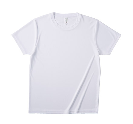 ファンクショナルドライTシャツ（FDT-100） ホワイト（FDT-100-01）