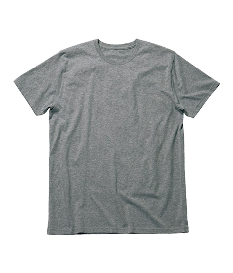 オーガニックコットンクルーネックTシャツ