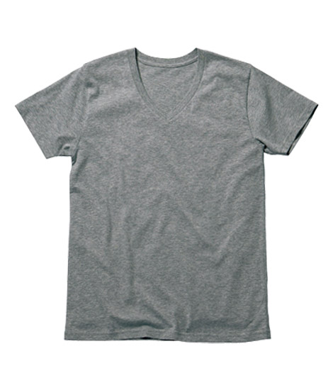 オーガニックコットンVネックTシャツ