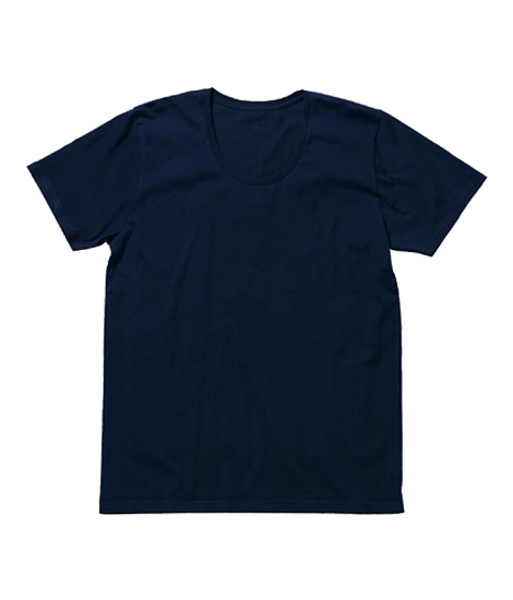 オーガニックコットンUネックTシャツ