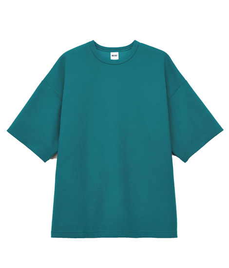 8.5オンスダンボールニットビッグシルエットTシャツ（ポリジン加工）