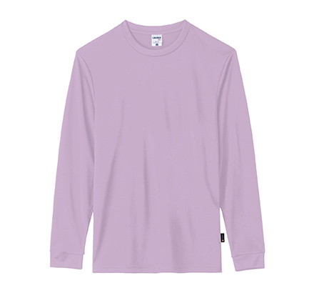 4.3オンス ドライロングスリーブTシャツ（ポリジン加工）