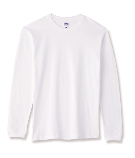 【在庫限り】6.2オンスヘビーウェイトロングスリーブTシャツ（ポリジン加工）