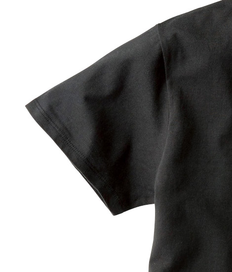 スリムフィットTシャツの裾イメージ