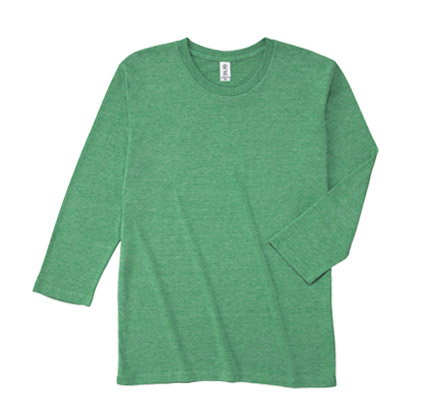 【在庫限り】トライブレンド3／4スリーブTシャツ
