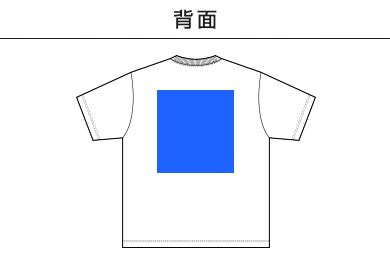 USAコットンTシャツ（UCS-950）D：背面