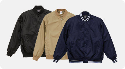 人気のスタジャン形状も激安販売