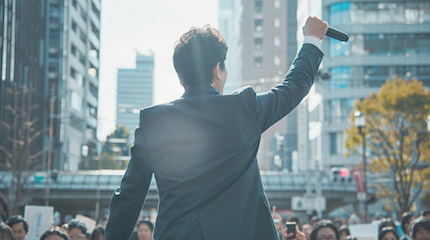 候補者の知名度アップに！