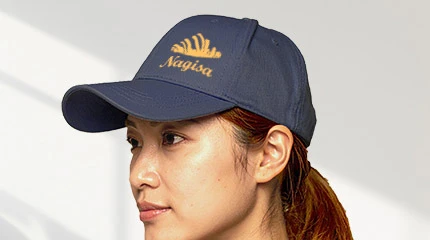 店舗ロゴ名入れキャップ