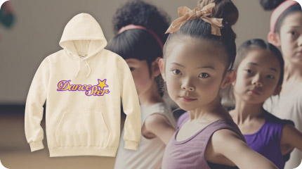 ダンススクールやチームのオリジナルコスチューム用