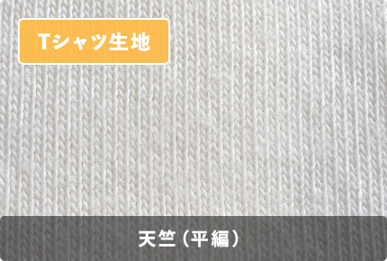 Tシャツ生地（天竺/平編）