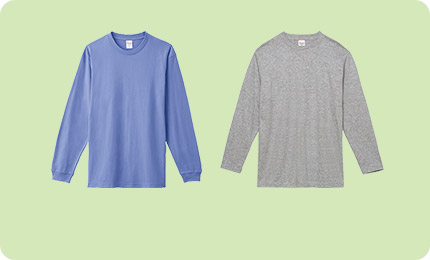 長袖Tシャツ-オールシーズン対応のマルチウェア